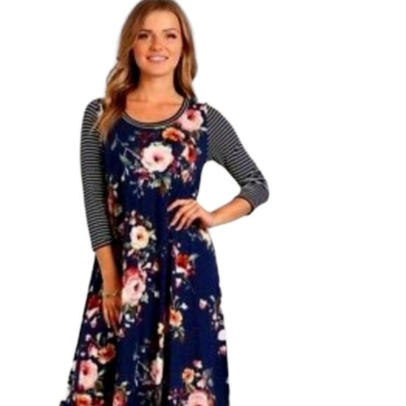 NWT Chris & Carol Floral Dress - Picture 2 of 7